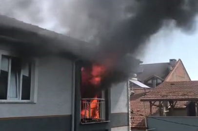 Bina yangınında 3 kişi dumandan etkilendi